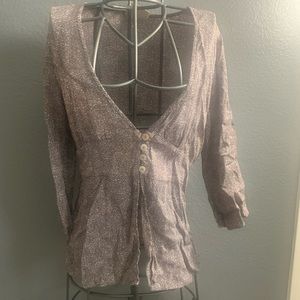 Open blouse